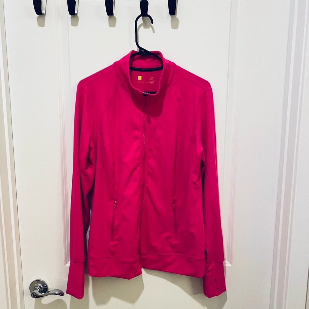 💕 Xersion Pink XL Zip Top Activewear